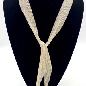 Tiffany & Co. Silver Mesh Scarf